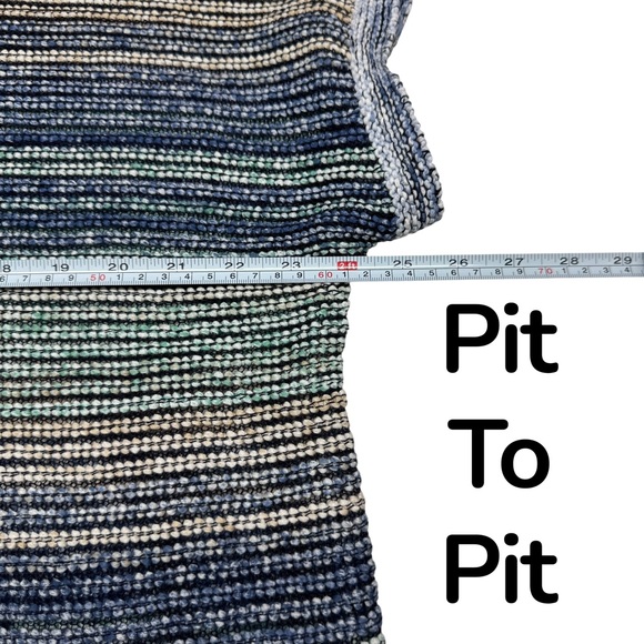 NWT PureJill J Jill Linen Cotton Modal Blend Knit Boxy Lagenlook coastal top XL - Picture 12 of 15